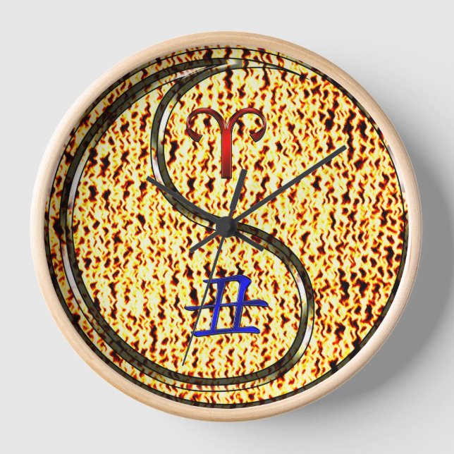 Horloge Bélier & Boeuf de Feu (Recto)