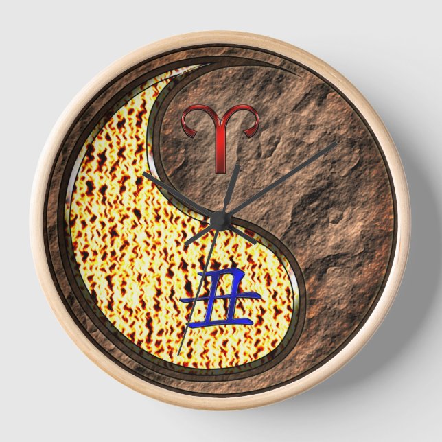 Horloge Bélier & Bœuf de Terre (Recto)