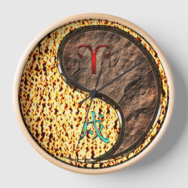 Horloge Bélier & Chien de Terre (Recto)
