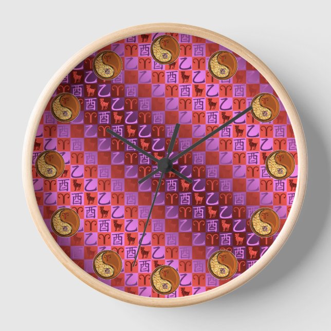 Horloge Bélier & Coq de Bois (Recto)