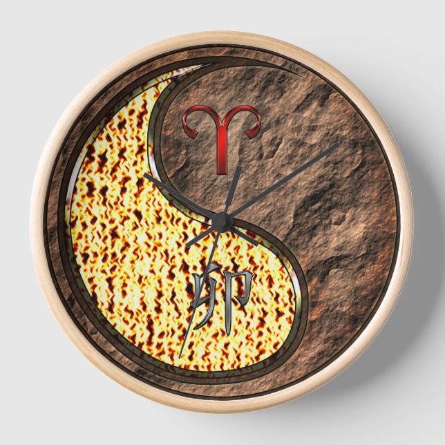 Horloge Bélier & Lapin de Terre (Recto)