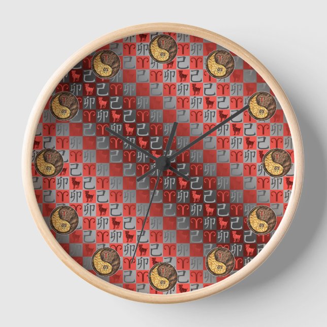 Horloge Bélier & Lapin de Terre (Recto)