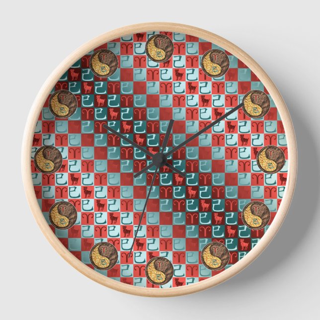 Horloge Bélier & Serpent de Terre (Recto)