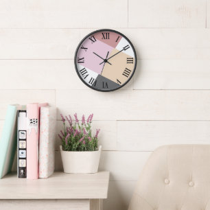 Horloge Belle belle palette de couleurs simples Bigdesign