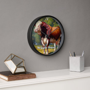 Horloge Belle Hereford Bull