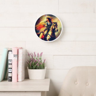 Horloge Belle Valkyrie à cheval