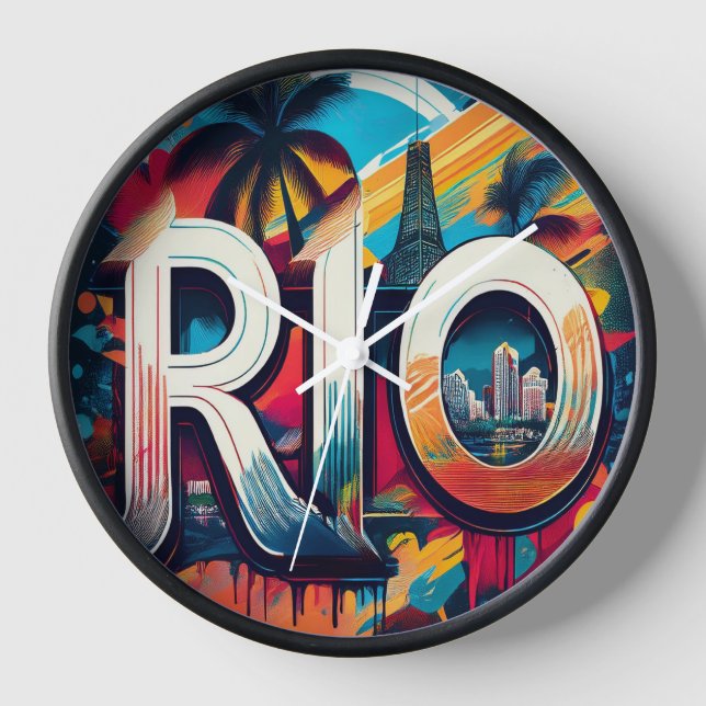 Horloge Bienvenue à RIO (Recto)