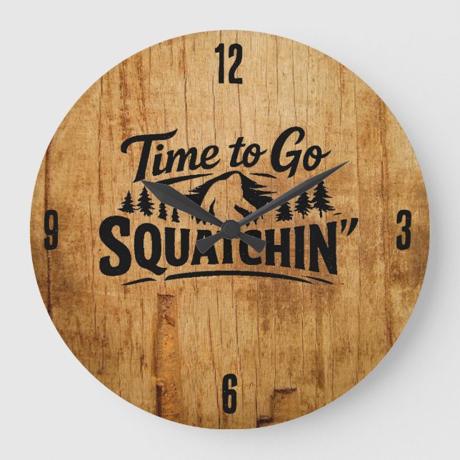 Horloge Bigfoot Sasquatch (Recto)
