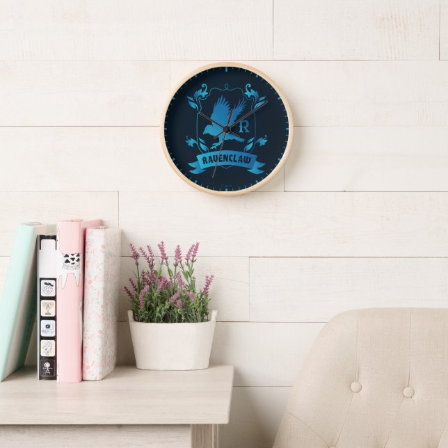 Horloge Blason de la maison RAVENCLAW™ orné (Salle de lecture)