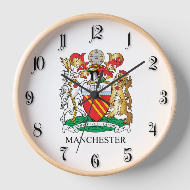 Horloge blason de Manchester (Recto)