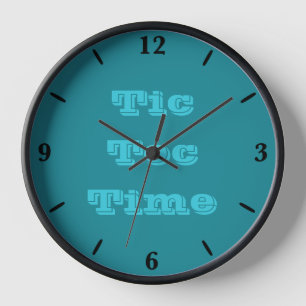 Horloge Bleu Cyan Turquoise Turquoise Printemps saison Cou