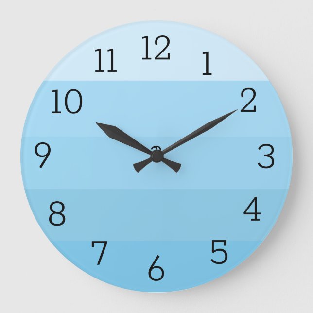 HORLOGE BLEUE STRIPEE (Recto)