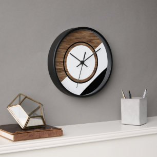 Horloge Blocage Contemporain De Tailles Cerclées Sur Faux