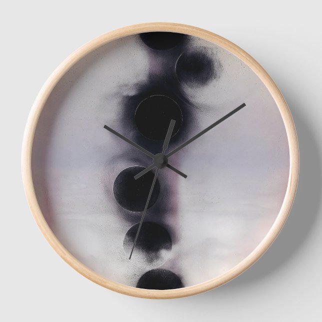 Horloge Blush Orbit Abstrait (Recto)