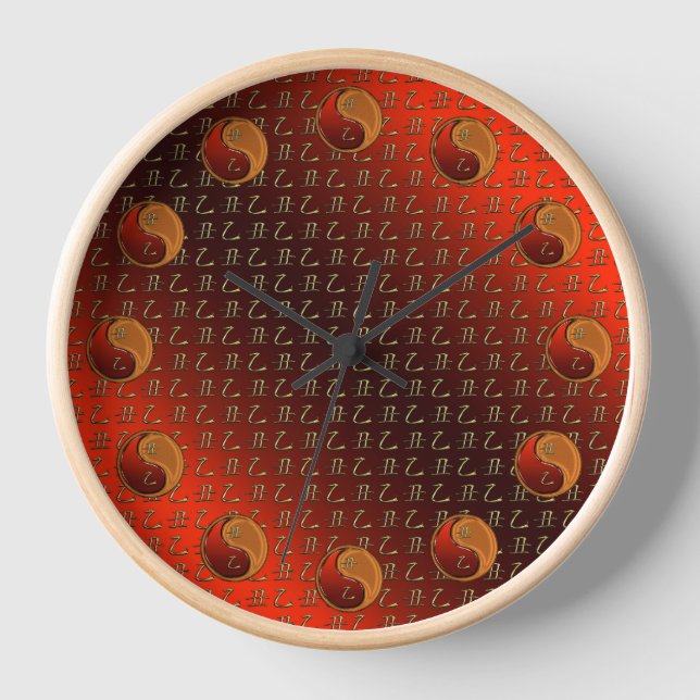 Horloge Boeuf de bois (Recto)