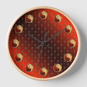 Horloge Bœuf de feu