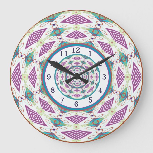 Horloge Boho Mandala (Recto)
