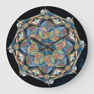 Horloge Boho Multicolor Mandala