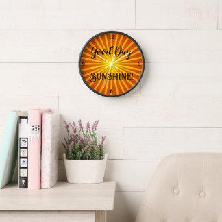 Horloge Bonne journée ensoleillée !
