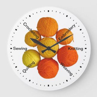 Horloge - Boules en fibre