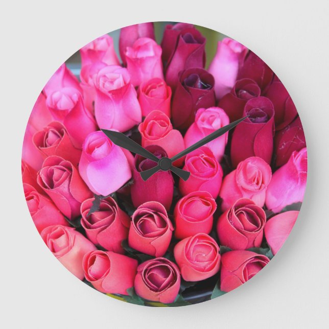 horloge bouquet de rose (Recto)