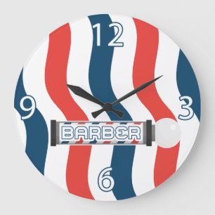 Horloge Boutique en coiffeur - personnalisable