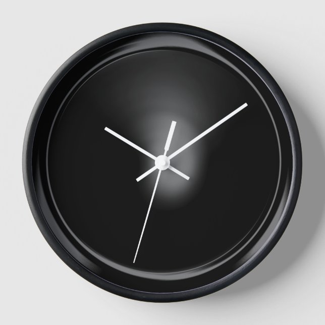 Horloge Bouton noir (Recto)