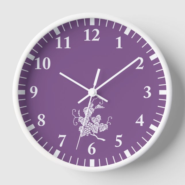 Horloge Branche de raisin (Recto)