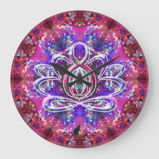 Horloge brillante Zen Lotus (Recto)