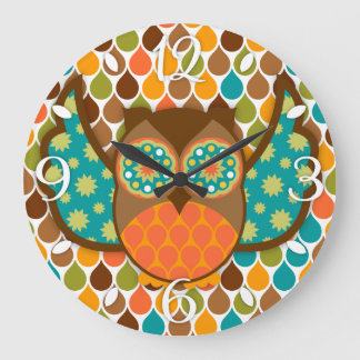 Horloge Brown et Turquoise de Owl Boheme