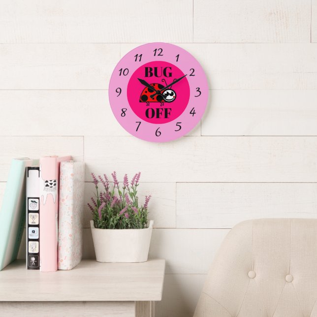 Horloge Bug Off (Salle de lecture)