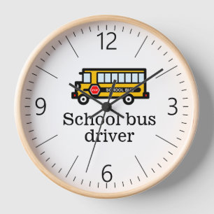Horloge Bus scolaire
