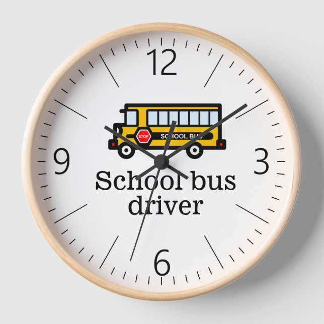 Horloge Bus scolaire (Recto)