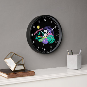 Horloge cacahuètes   Cowabunga Snoopy
