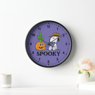 Horloge cacahuètes   Halloween du désert de Spike