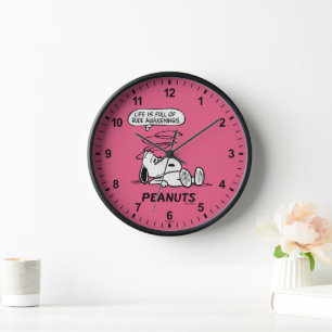 Horloge cacahuètes   La vie est pleine de Rude Awakenings