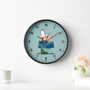 Horloge cacahuètes   Snoopy Dog House Go Wild