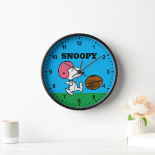 Horloge cacahuètes   Snoopy Football Kicker