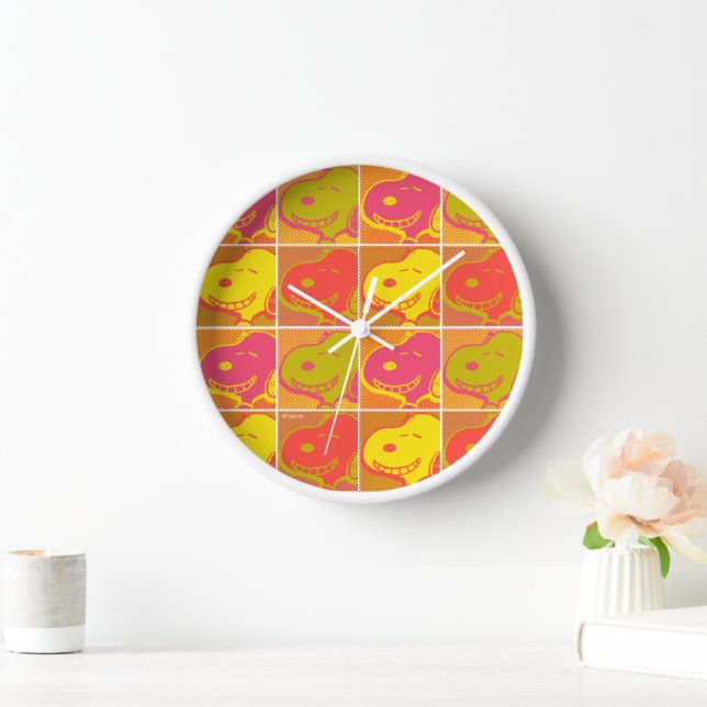 Horloge cacahuètes | Snoopy Pop Art Motif (Maison)