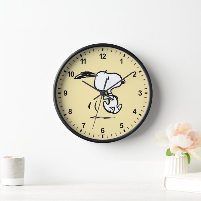 Horloge cacahuètes | Snoopy Running (Maison)