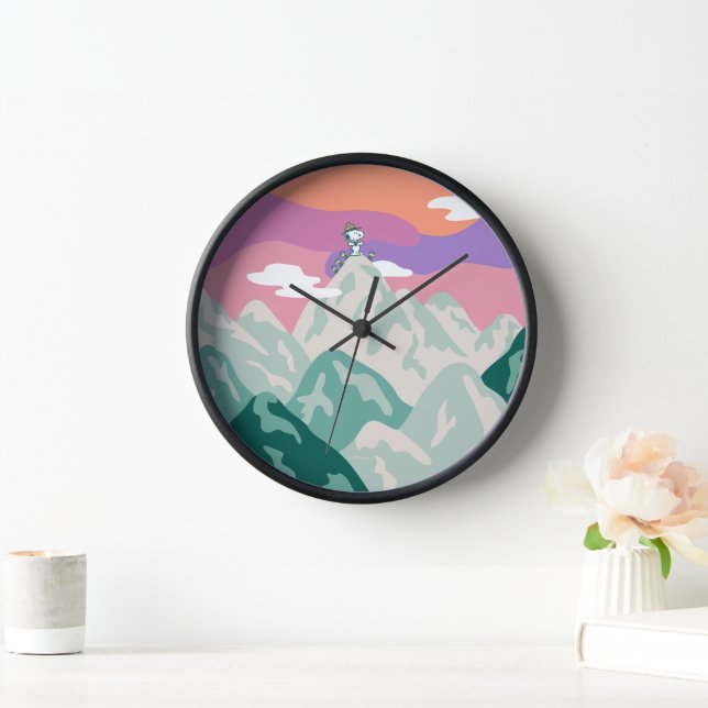 Horloge cacahuètes | Snoopy & Troop Randonnée la montagne (Maison)