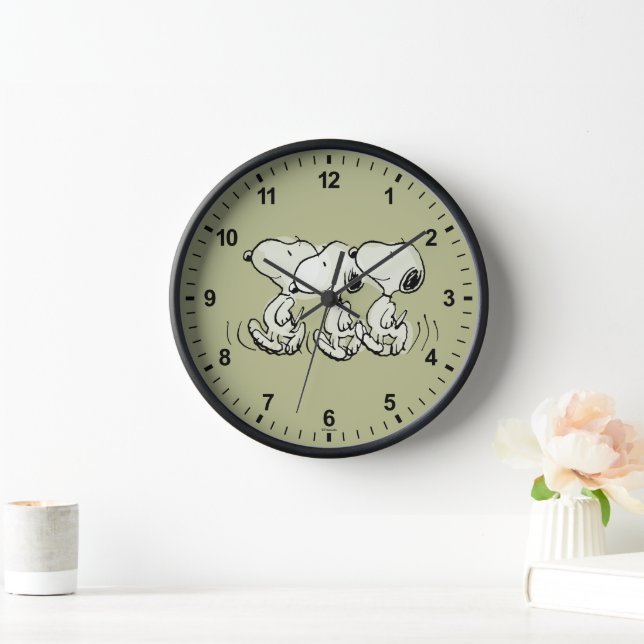Horloge cacahuètes | Snoopy Walking Tall (Maison)