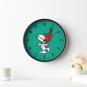 Horloge cacahuètes Snoopy Winter Beanie Casquette