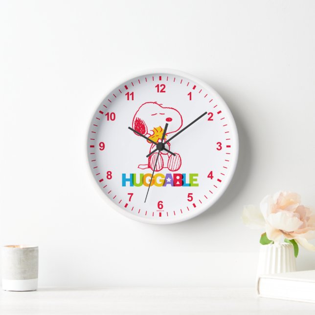 Horloge cacahuètes | Snoopy & Woodstock Huggable (Maison)