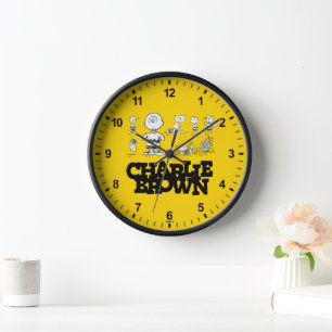 Horloge cacahuètes   Toujours Charlie Brown