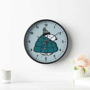 Horloge cacahuètes   Veste Snoopy Winter Puffer