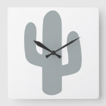 HORLOGE - CACTUS.