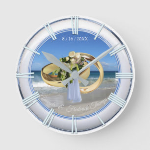 Horloge Cadeau De Mariage De Plage