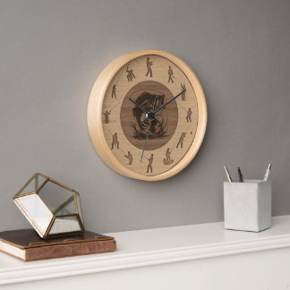 Horloge Cadeau de pêcheur pour pêcheurs amateurs de poisso