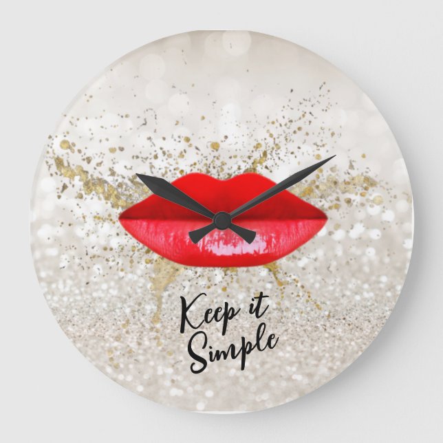 Horloge - Cadeau pour la fête des femmes ! (Recto)